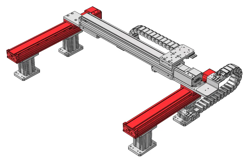 Animation showing different gantry configurations