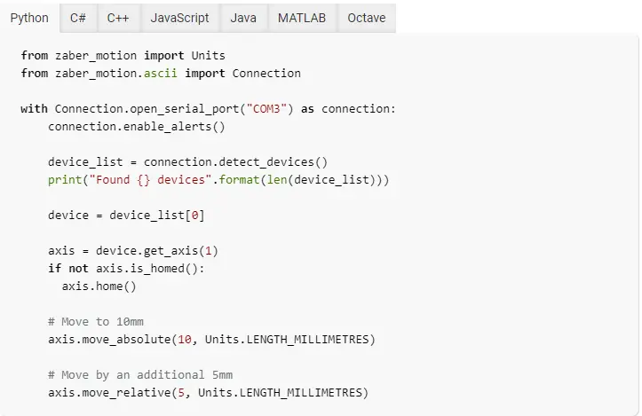 Motion Library Screenshot