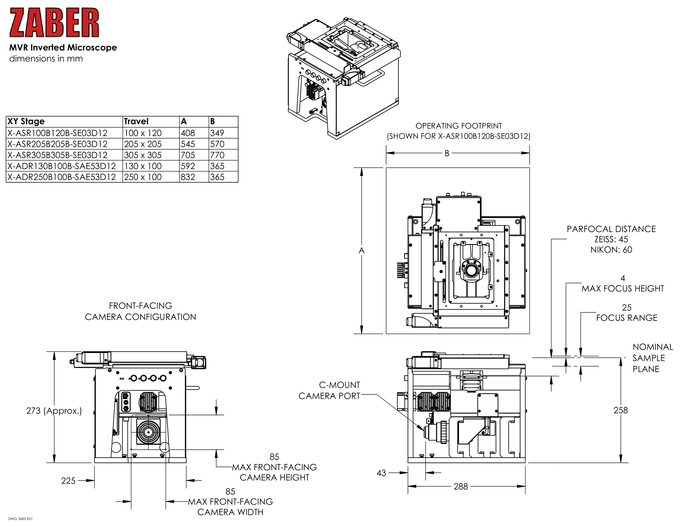 Drawing dimensions-drawing-MVR-1
