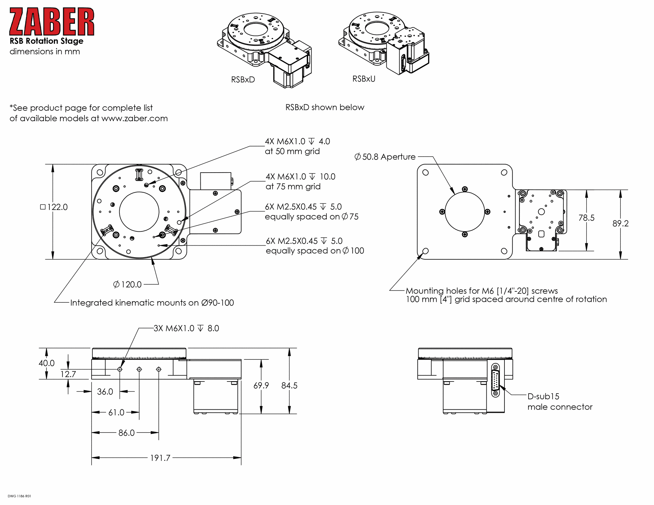 Drawing RSB120-D&U-configs