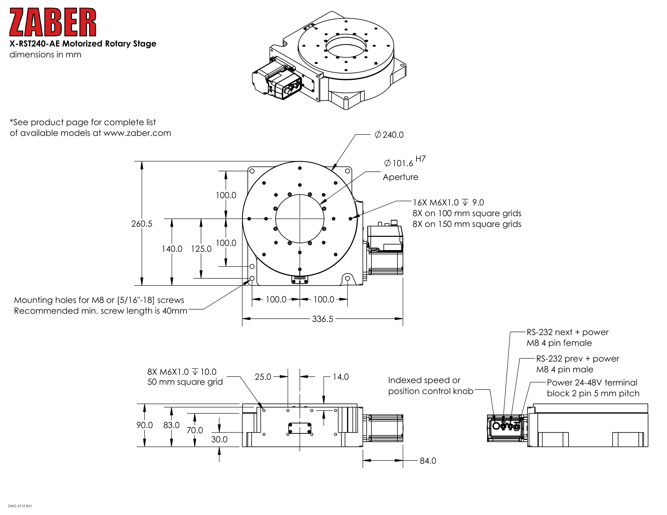 Drawing X-RST240-AE
