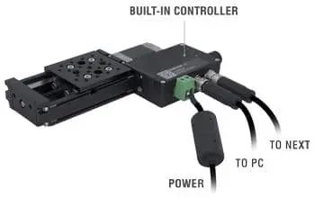 Connect power supply to device