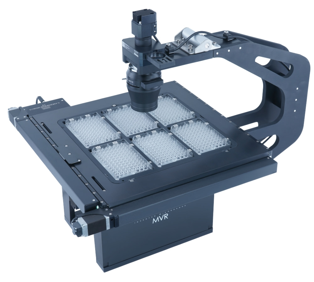 Photo of the Zaber MVR with X-ASR305 stage