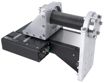 Ultra-high vacuum linear belows stages