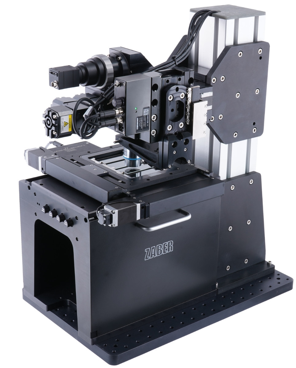 Photo of the Zaber-Upright-Microscope