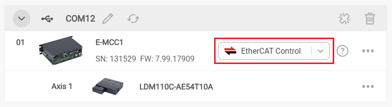 Zaber Launcher Local/Remote Selector