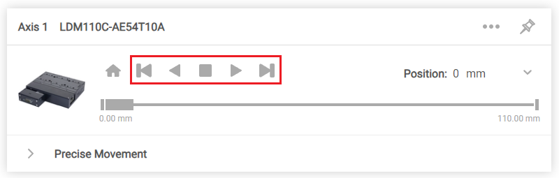 Zaber Launcher Basic Controls App