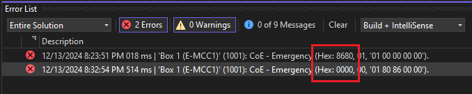 Homing Emergency Messages