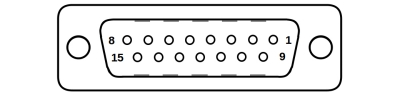 D-Sub 15 Motor Connector