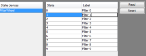 Zaber Filter Wheel Label