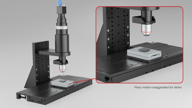 Piezo wafer inspection jig