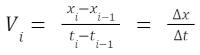 Linear stage velocity calculation