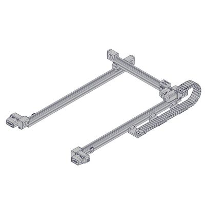 Check that the X-axis can reach both ends of travel. If it does not, adjust the positions of the AP235/AP239 supports as needed.
