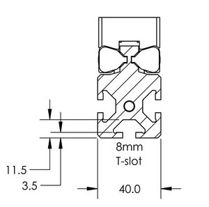 LC40 T-Slot Compatibility