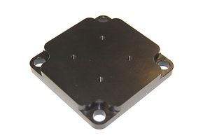 Bracket to mount to flat base shown for clarity, but remains assembled during installation.