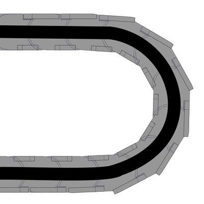 Adjust the cable position inside the guide. 1. The cable should be in the centre of the guide, not pulled tight against the inner radius or pushed against the outer radius of the bend. 2. Holding the cable gently on the controller side of the cable, move the stage along its entire range of travel several times and ensure the cable runs freely in the guide.
