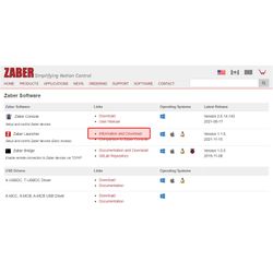 Go to https://www.zaber.com/software. Follow the links to download Zaber Launcher.