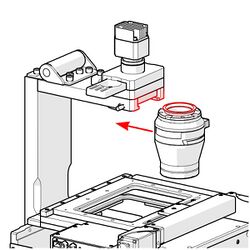 Insert the condenser module into the slot.