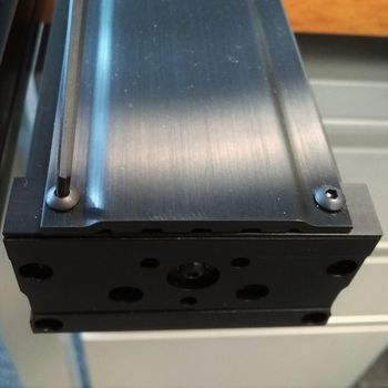 Remove the two M3 screws on the end of the LSQ device.
