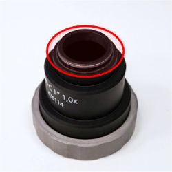 Attach it to your camera to the C-Mount threads of the MVR camera mount.