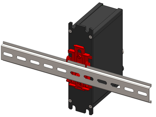 E-MCC DIN Rail Mounting