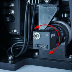 Orient the camera as required.