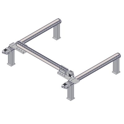 Do not tighten the AB209 screws unless the stage sits flat against both AB209 plates and rests on all 4 dowels simultaneously. If the AB209 plates are not well aligned (the Y-axis stage does not freely sit flat against both brackets at the same time), move one X-axis stage forward in steps by sending small move rel commands (100 um to 500um is recommended). When the Y-axis stage aligns well with the two AB209 plates, firmly tighten the fasteners between the AB209 brackets and the Y-axis stage.