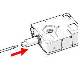 Insert the uniquid light guide into the MLG3A.