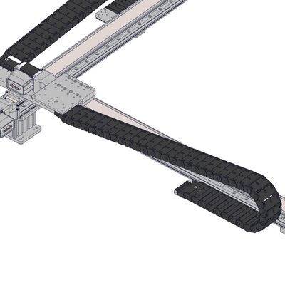 Confirm that the cable guide is in the orientation shown.