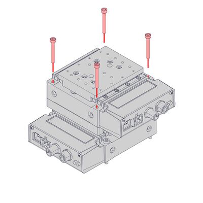 Attach the Y-axis DMA using 4 x M3 x 25 screws.