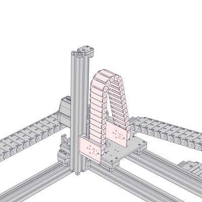 Check that the Z-axis can reach both ends of travel. If it does not, adjust the positions of the AP235 support as needed.