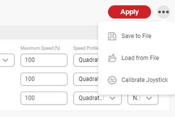 X-loading new JOY3 default configuration for MVR