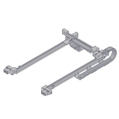 Check that the Y-axis carriage can reach both ends of travel. If it does not, adjust the positions of the AP235/AP239 supports as needed. Check that the X-axis can reach both ends of travel without any interference from the cable guide.