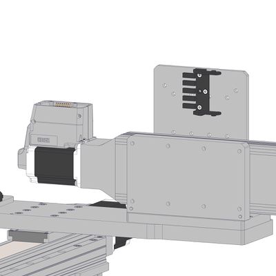 Connect upper cable guide termination to AP207 part 2 as shown.