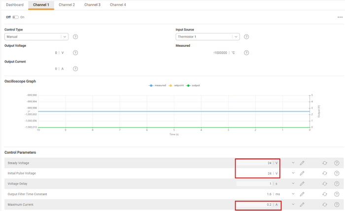 process controller application settings