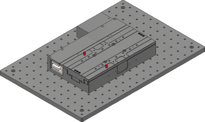 Insert the two included 6mmx14mm dowels in the holes shown to serve as alignment features.