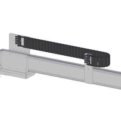 Connect the cable guide to the bottom side of AP207 part 1 as shown.