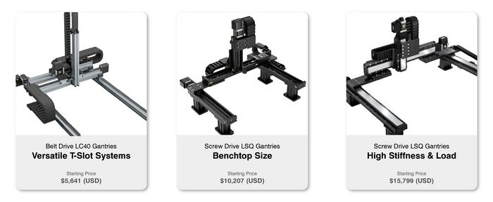 comparison of gantry types