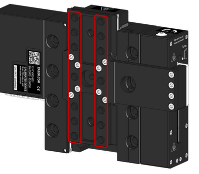 Mount the desired payload to the stage using the M6 mounting holes.