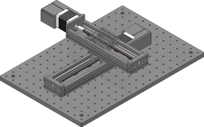Firmly tighten down all fasteners mounting the Y-axis stage.