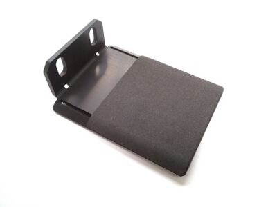 OPTIONAL: Remove the adhesive back and apply foam to the AP235 or AP239 supports as shown to reduce noise and wear. Important: Do not apply foam to the AP235 or AP239 support in the middle of travel. This is where your cable guide termination will be attached.